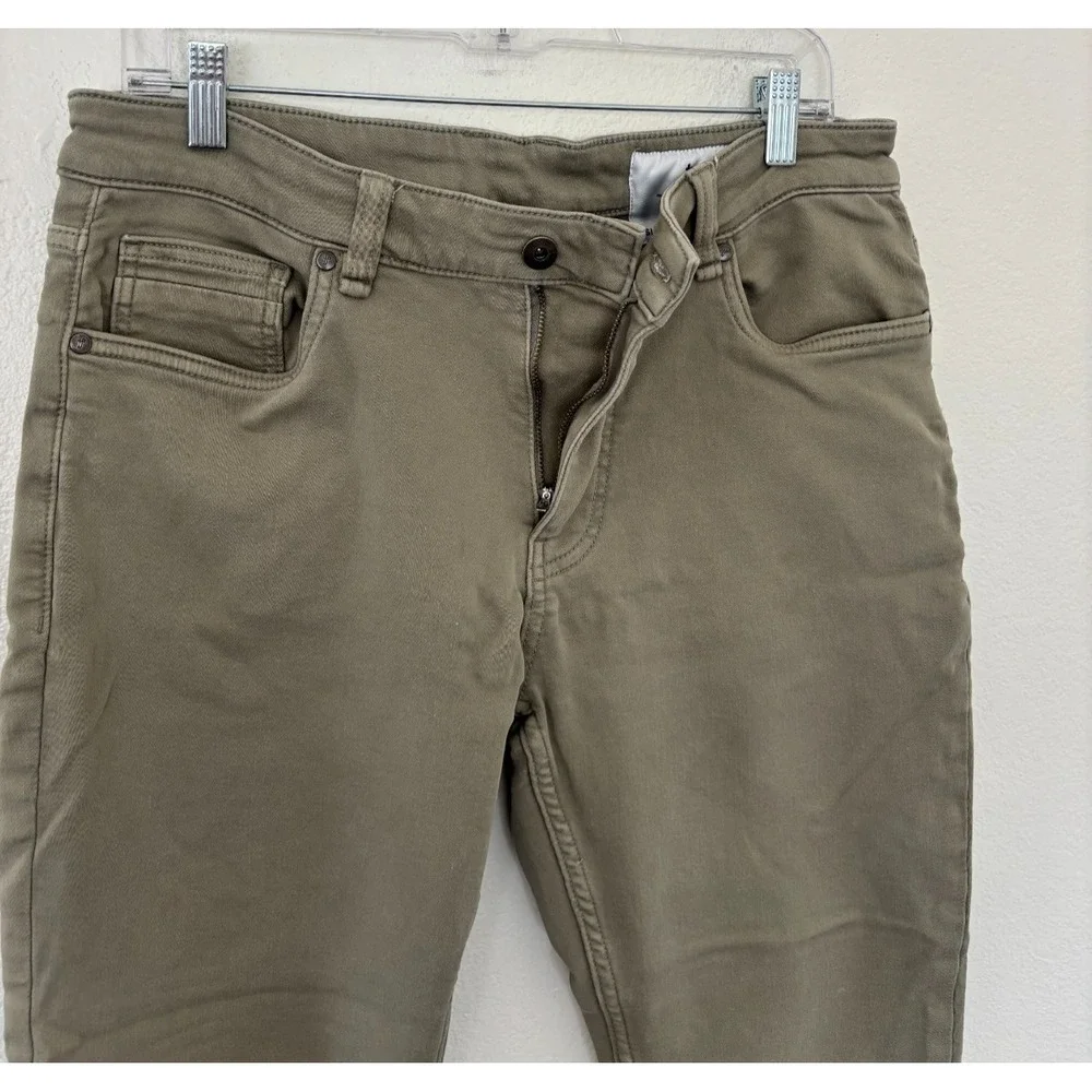 Tpj Slim Jeans 33x28 Beige Stretch Denim Normcore Casual minimalist Denkhaki